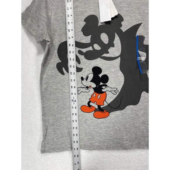 Disney Mickey Mouse Women's size Large Scary Shadow Spooky Halloween Shirt - Picture 6 of 10